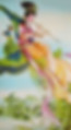 Chinese Flower Goddess of the July Flower Balsamine Blossom