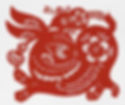 Chinese Paper Cutting Rabbit and Auspicious Gourds, by Li Zhimei.