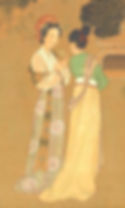 Chinese hair ornament Jin Guo from ancient Painting