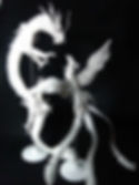 Three Dimensional Paper Carving of Chinese Dragon and Phoenix by Artist Lai Jiawei.