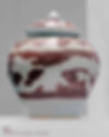 Underglaze Red Porcelain Jar of the Yuan Dynasty (1271 — 1368) with Dragon Patterns