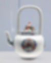 Doucai Porcelain Pot of the Qing Dynasty (1636 — 1912) with Exquisite Peach Shaped Models