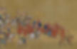 Imperial Umbrella "Hua Gai" on Painting "The Qianlong Emperor's Southern Inspection Tour" by Xu Yang in 1751