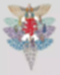 Chinese Kite Painted with Deity and Character for "Longevity"