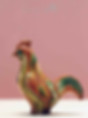 Tri-coloured Glazed Pottery Rooster (Tang San Cai) of the Tang Dynasty (618 — 907)