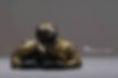 Bronze Artifact with Inlaying Gold and Silver that used to Press Sitting Mat
