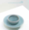 Cyan Glaze Tea Cup with A Tray (Zhan Tuo) of the Song Dynasty
