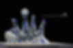Mountain Shaped Porcelain Shelf of the Yuan Dynasty to Place Writing Brushes