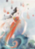 Nu Wa fulfilling broken sky using five colored stones