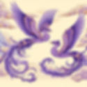 A Pair of Yuezhuo The Black or Purple Phoenix