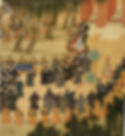 Wanli Emperor (1563 — 1620) and Officials Wearing Plain Clothes (Su Fu) and Walking to Temple of Heaven to Pray for Rain