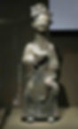 Sitting Pottery Figurine of Eastern Han Dynasty (25 — 220)